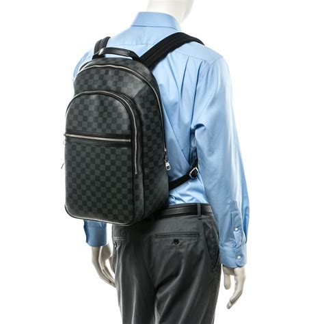 lv damier michael|LOUIS VUITTON Damier Graphite Michael Backpack.